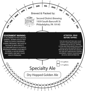 Second District Brewing Specialty Ale
