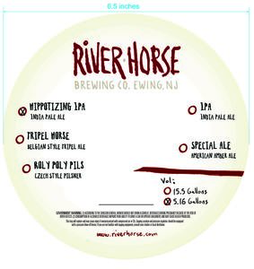 River Horse Hippotizing IPA June 2017