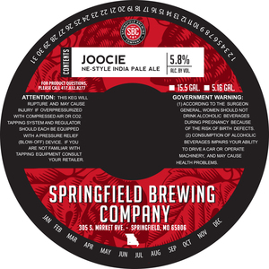 Springfield Brewing Company Joocie Ne Style IPA June 2017