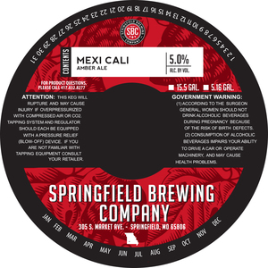 Springfield Brewing Company Mexi Cali Amber Ale June 2017