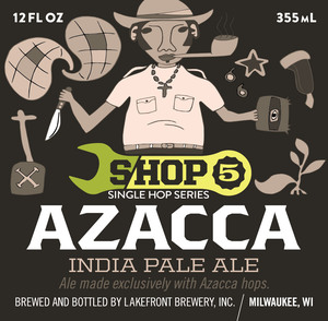 Lakefront Brewery Shop Azacca IPA June 2017