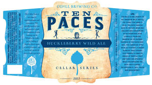 Odell Brewing Company Ten Paces Huckleberry Wild Ale June 2017