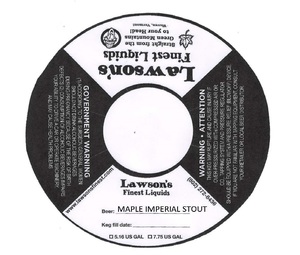 Lawson's Finest Liquids Maple Imperial Stout