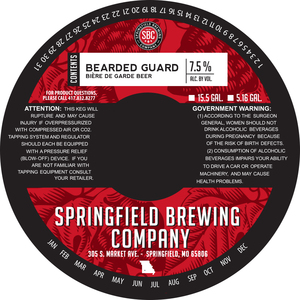 Springfield Brewing Company Bearded Guard Biere De Garde June 2017