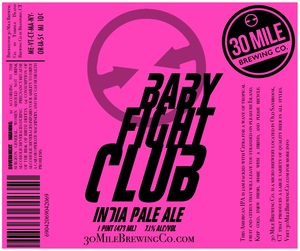 30 Mile Brewing Co Baby Fight Club June 2017