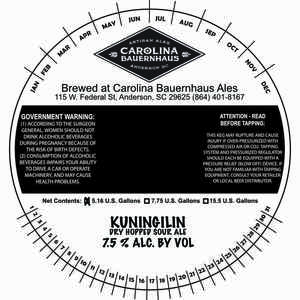 Kuningilin Dry Hopped Sour Ale June 2017