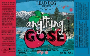 Lead Dog Brewing Anything Gose