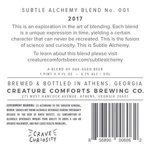 Subtle Alchemy Blend No. 001 June 2017