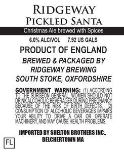 Ridgeway Pickled Santa