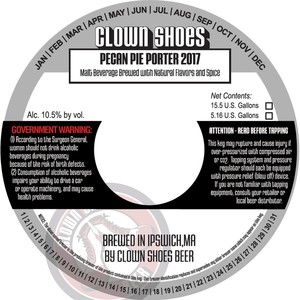 Clown Shoes Pecan Pie Porter 2017 June 2017