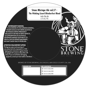 Stone Mixtape Ale Vol.17 Winking Lizard Obtoberfest Blend