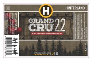 Grand Cru 22 Kettle Sour Barrel Aged Cherry Belgian A July 2017