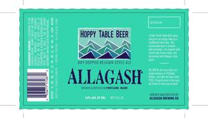 Allagash Brewing Company Hoppy Table Beer