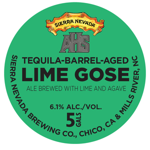 Sierra Nevada Tequila-barrel-aged Lime Gose June 2017