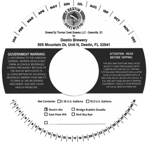 Destin Brewery Destin Ale June 2017