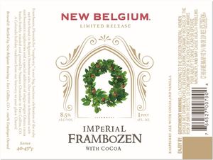 New Belgium Brewing Imperial Frambozen With Cocoa June 2017