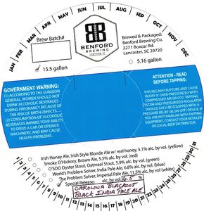 Carolina Blackout Black India Pale Ale June 2017