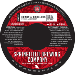 Springfield Brewing Company Heart Of Darkness Dunkel Lager June 2017