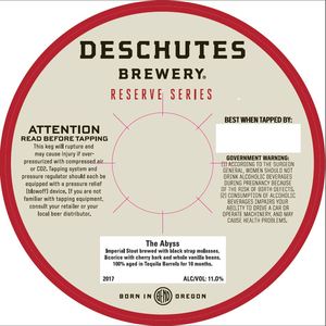 Deschutes Brewery The Abyss June 2017