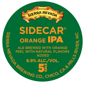 Sierra Nevada Sidecar Orange IPA July 2017