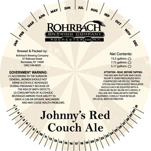 Rohrbach Johnny's Red Couch Ale