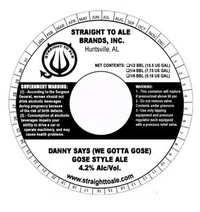 Danny Says We Gotta Gose July 2017