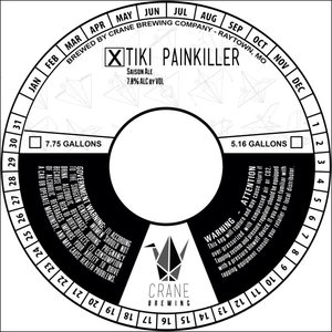 Crane Brewing Tiki Painkiller June 2017