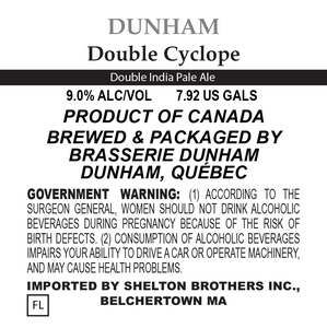 Brasserie Dunham Double Cyclope