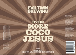 Evil Twin Brewing Even More Coco Jesus