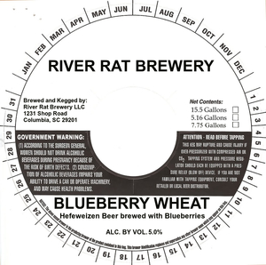 River Rat Brewery Blueberry Wheat