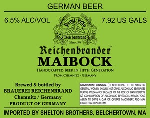 Brauerei Reichenbrand Maibock June 2017
