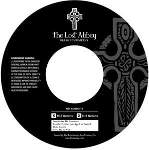 The Lost Abbey Framboise De Amorosa June 2017
