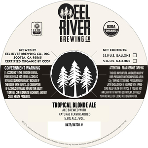 Eel River Brewing Co., Inc. Tropical Blonde