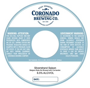 Coronado Brewing Co. Silverstrand Saison