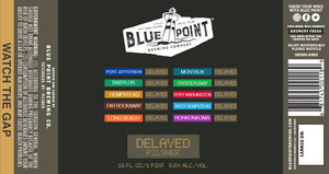Blue Point Brewing Company Delayed Pilsner June 2017