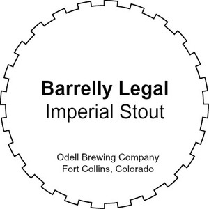 Odell Brewing Company Barrelly Legal Imperial Stout