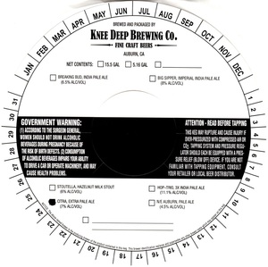 Knee Deep Brewing Company Citra July 2017