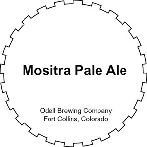 Odell Brewing Company Mositra Pale Ale June 2017