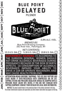 Blue Point Brewing Company Delayed Pilsner