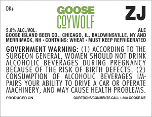 Goose Island Beer Co. Coywolf