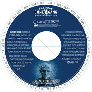 Ommegang Winter Is Here