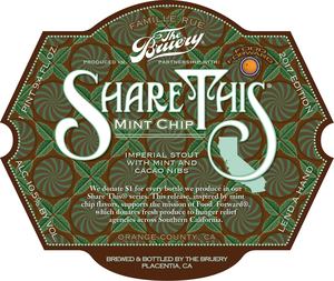 The Bruery Share This Mint Chip