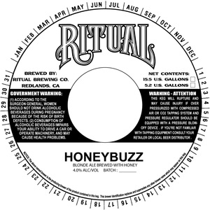 Ritual Brewing Co. Honeybuzz