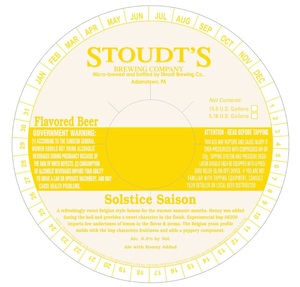 Stoudts Solstice Saison