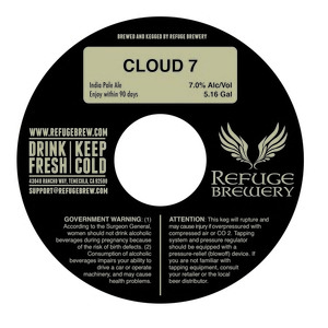 Refuge Brewery Cloud 7 July 2017