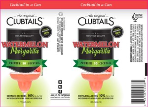 Clubtails Watermelon Margarita July 2017