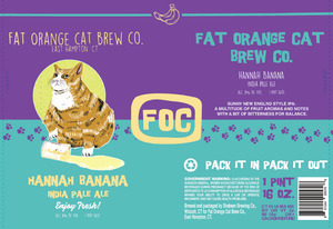 Fat Orange Cat Brew Co. Hannah Banana