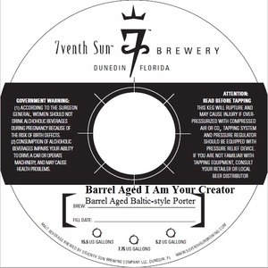 7venth Sun Brewery Barrel Aged I Am Your Creator