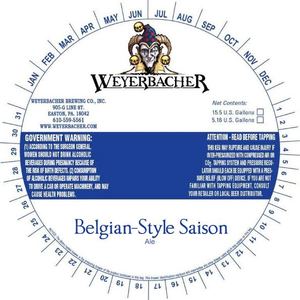 Weyerbacher Belgian-style Saison July 2017