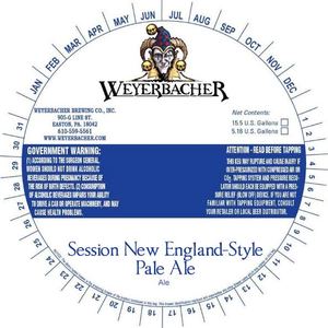 Weyerbacher Session New England-style Pale Ale July 2017